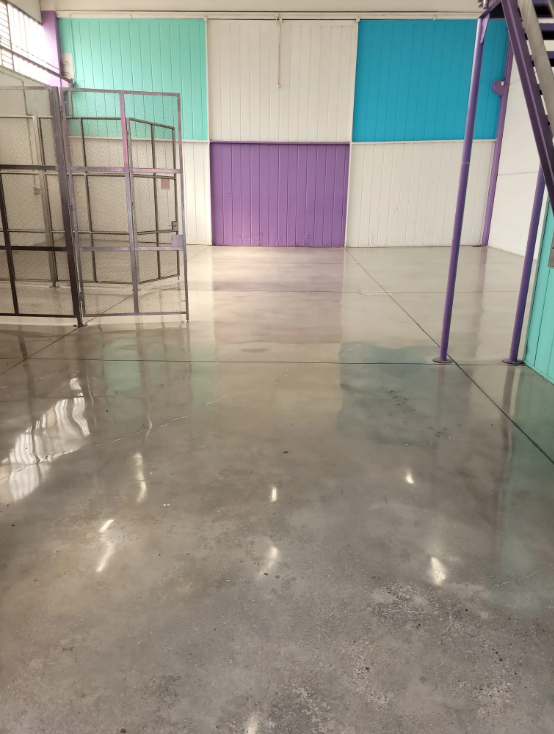 termine del processo di lucidatura pavimenti in calcestruzzo