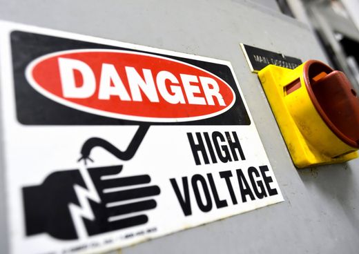 Electrical Technicians — High Voltage Sign in Charleston, SC