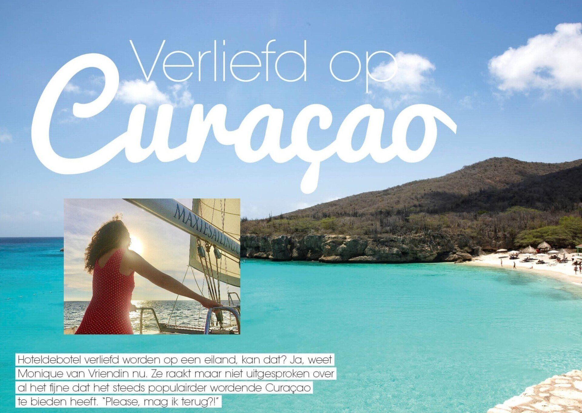 lachende-vrouw-op-zeilboot-Galaxie-op-curacao