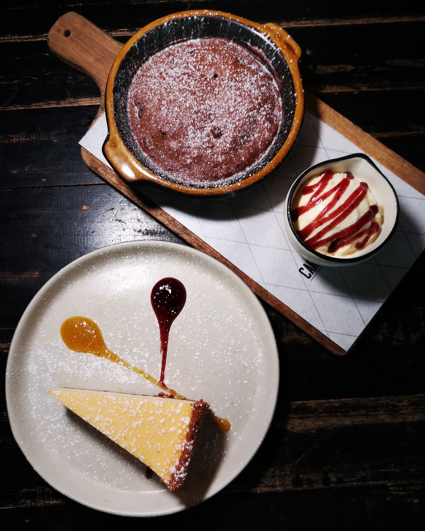 Mouth-watering desserts at The Cartel Deli.