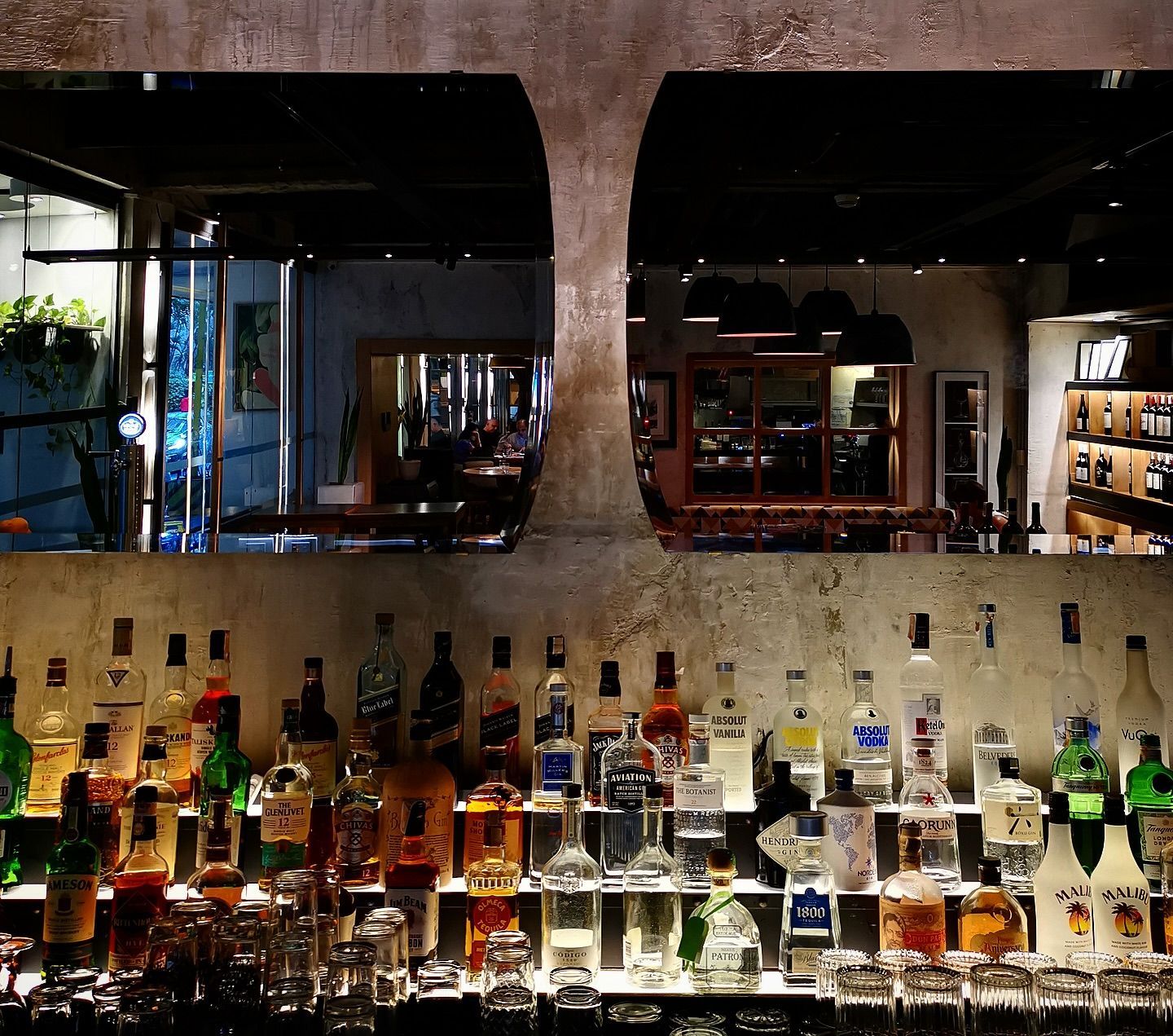 Various selection of drinks at The Pablo Bistro.