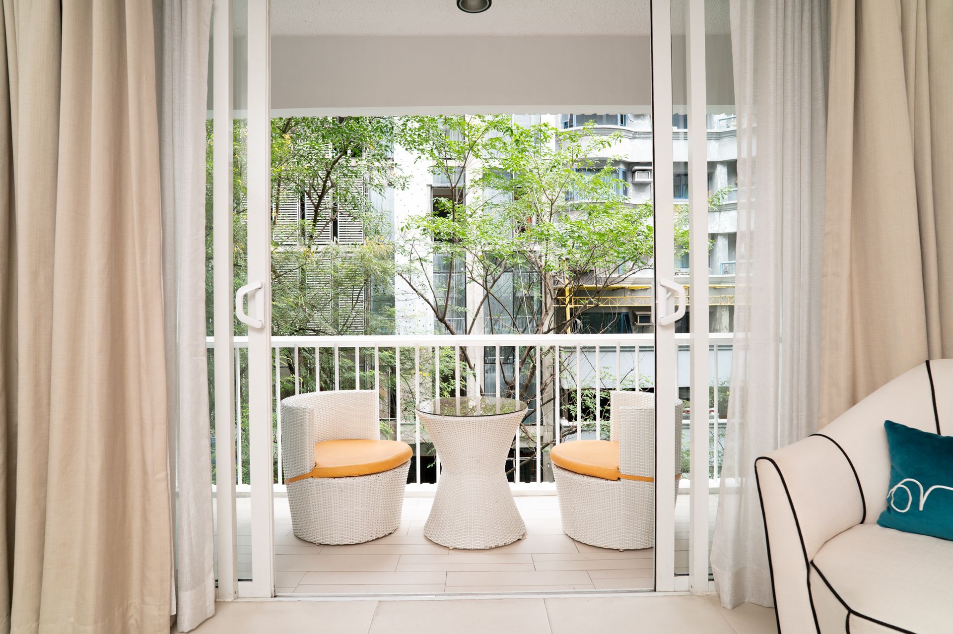 Amazing balcony view at The Picasso Boutique Serviced Residences