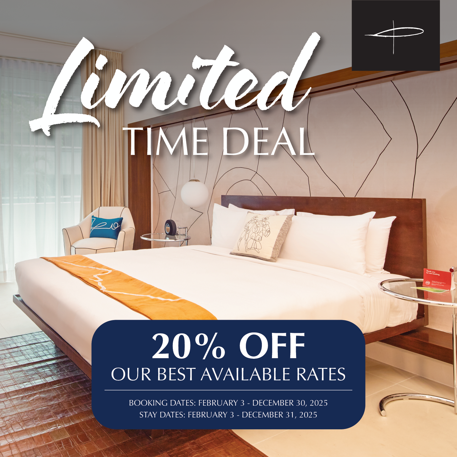 An advertisement for a limited time deal for 20 % off