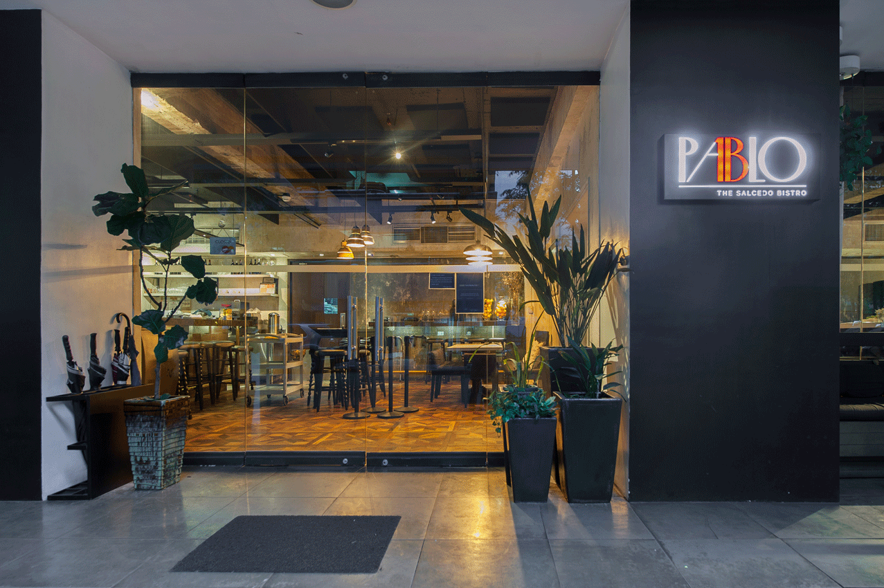 Pablo Bistro entrance at the Picasso Boutique Hotel Makati