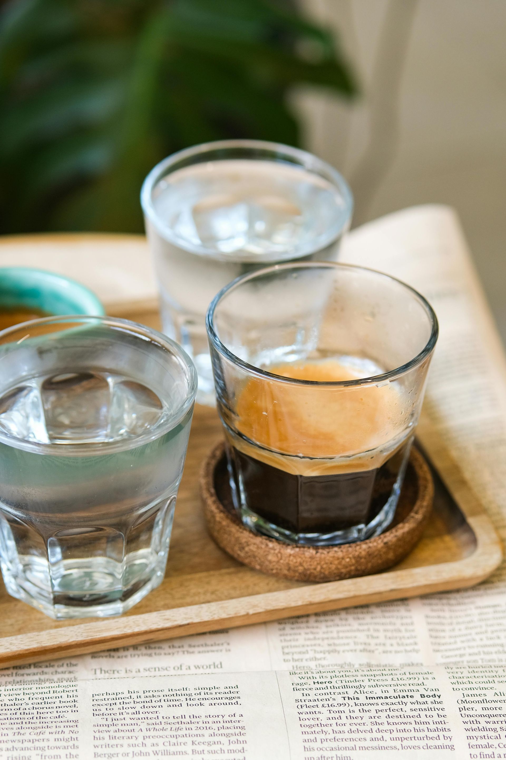 A selection of specialty coffee drinks from a cafe, showcasing the vibrant coffee culture accessible to guests staying at hotels near Greenbelt.