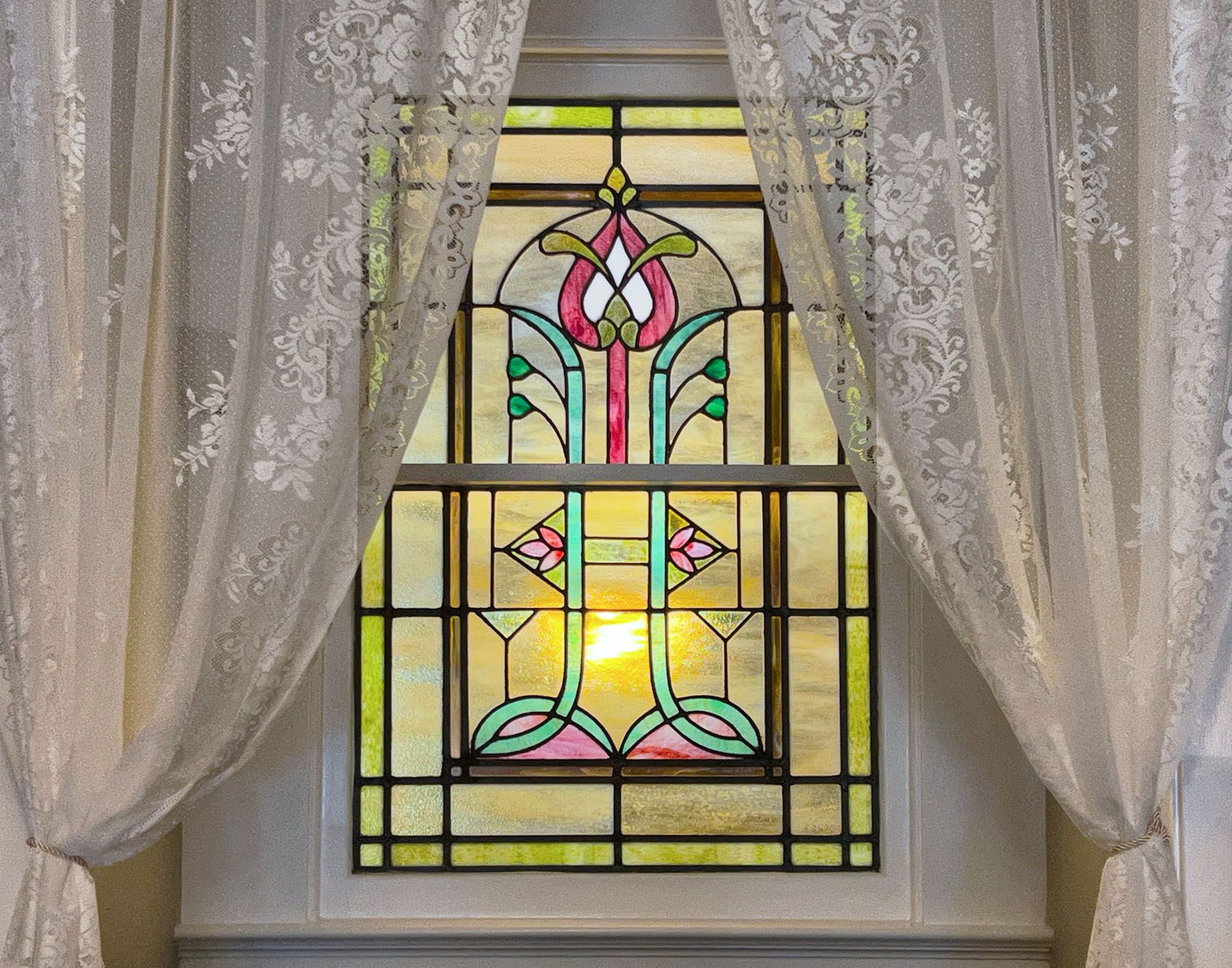 Stained-glass window