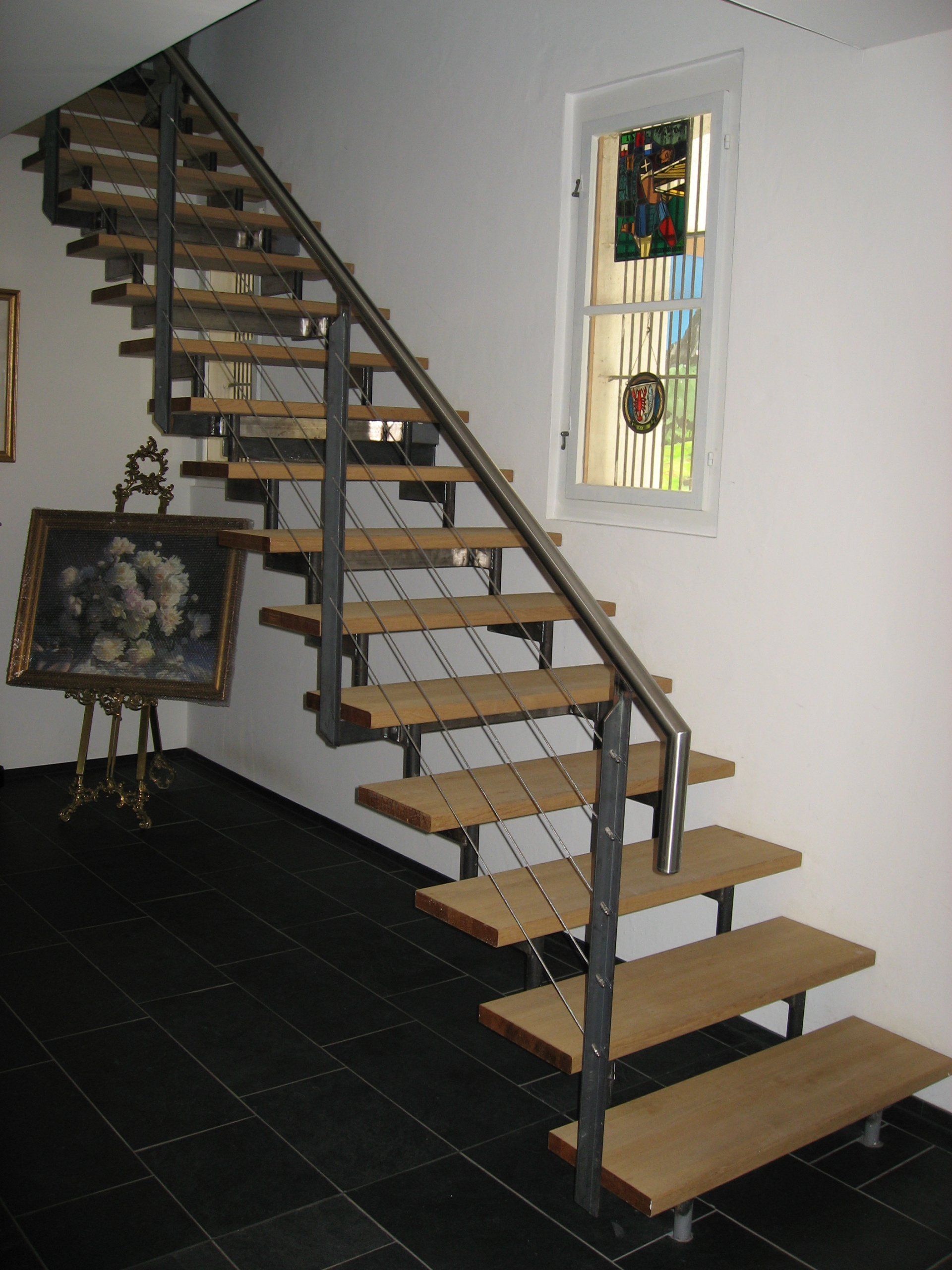 Metalltreppe, freie Form