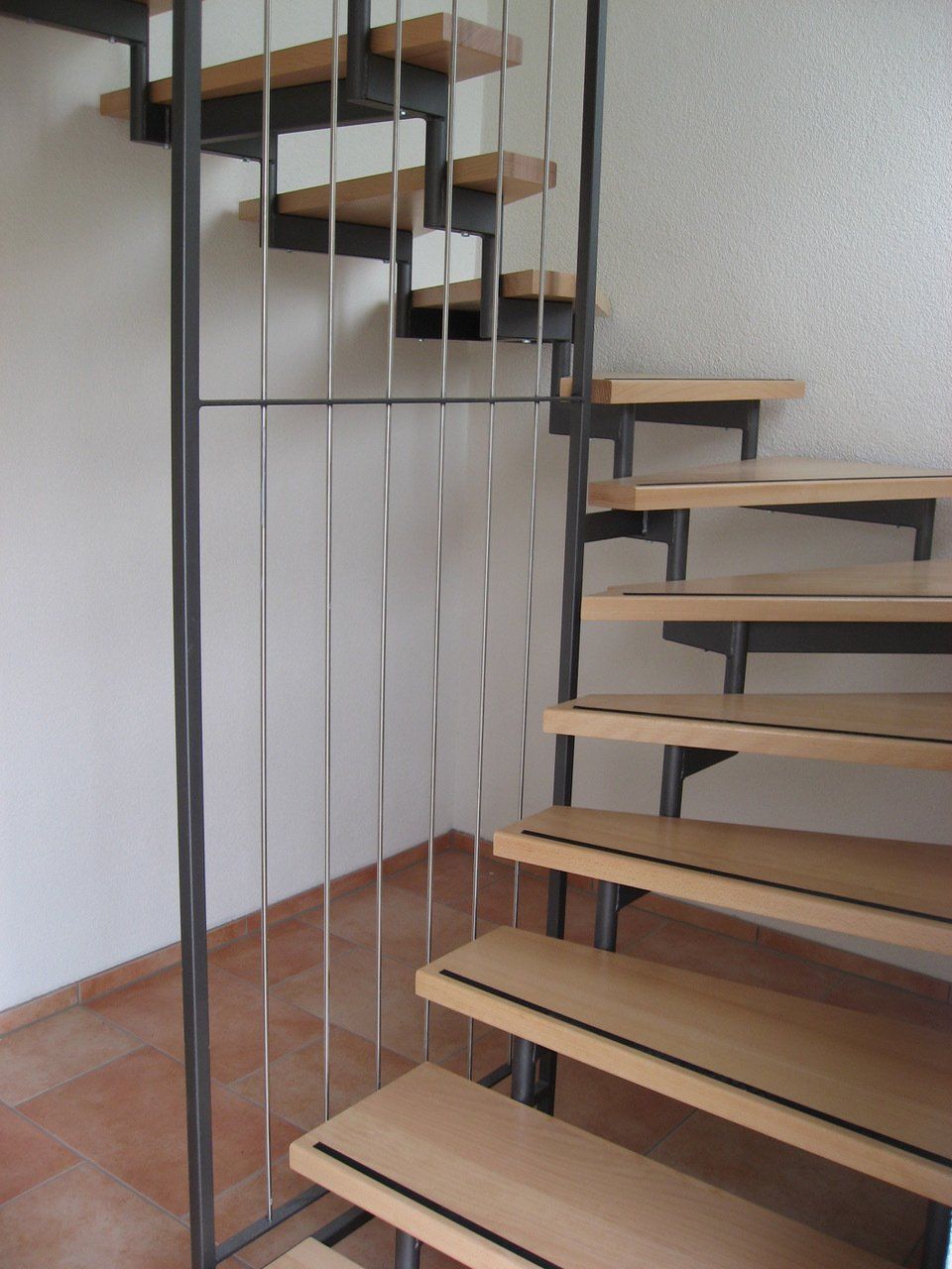 Metalltreppe, freie Form