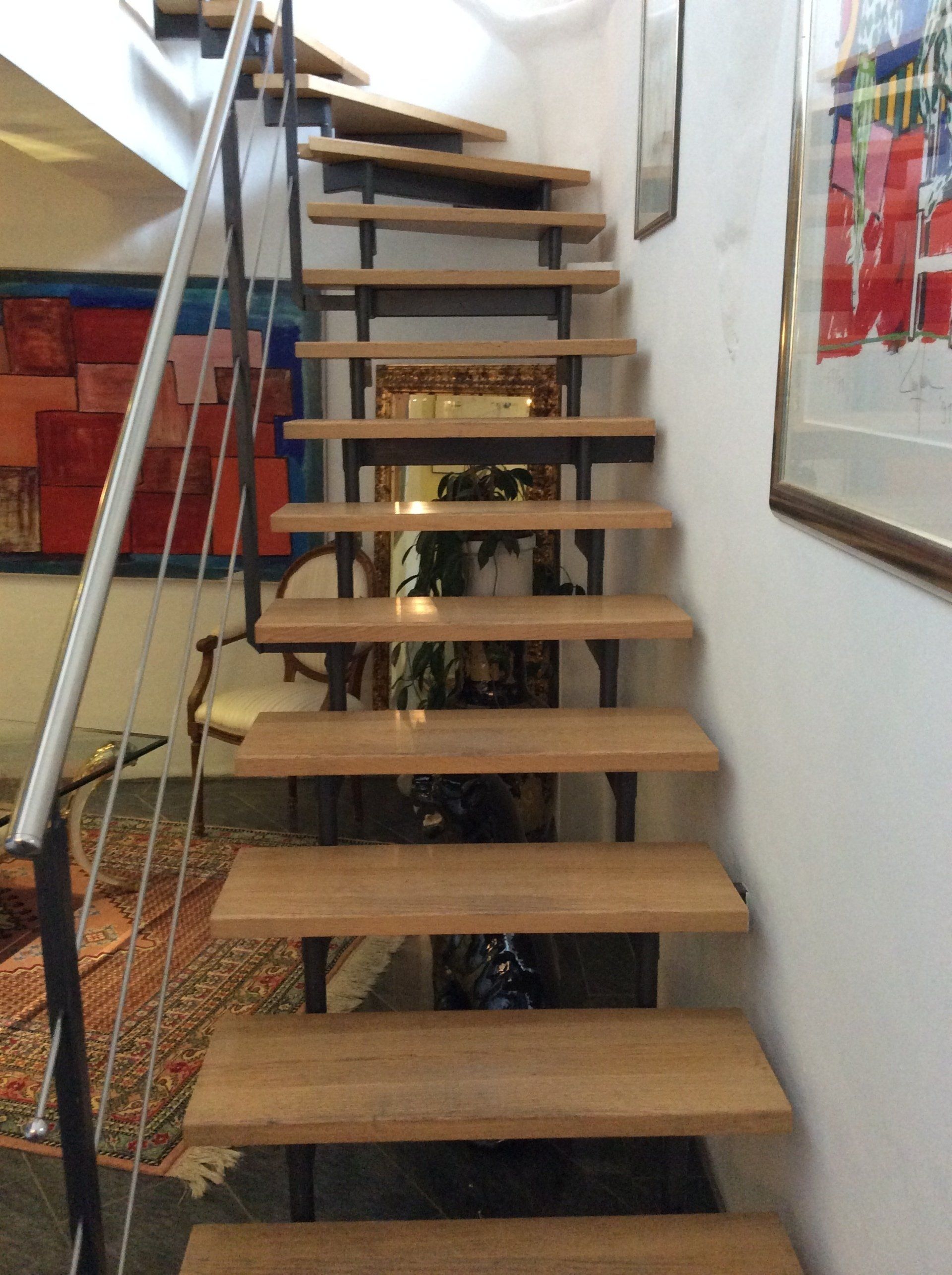 Metalltreppe, freie Form