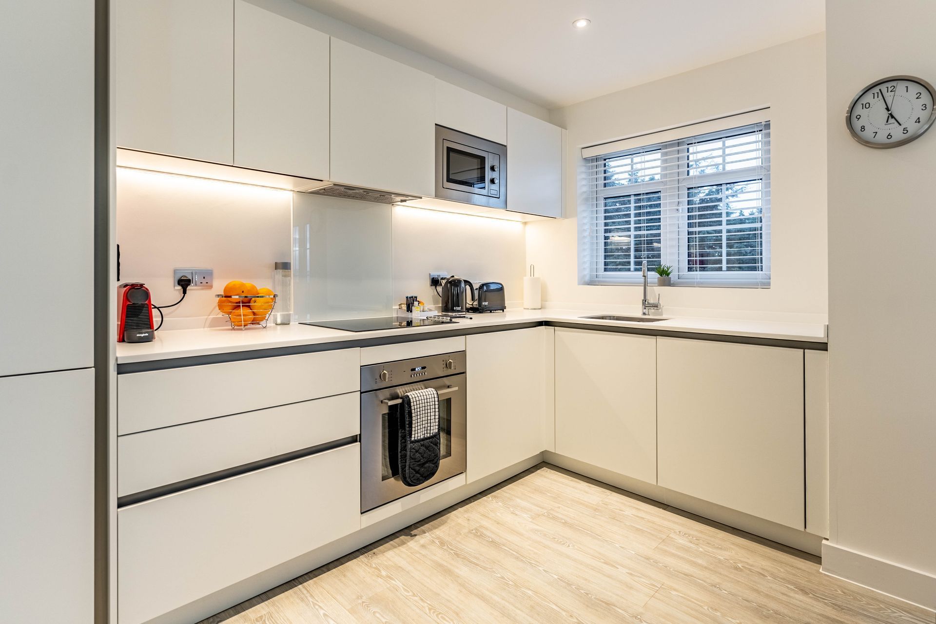 faculty kitchen area celador apartments