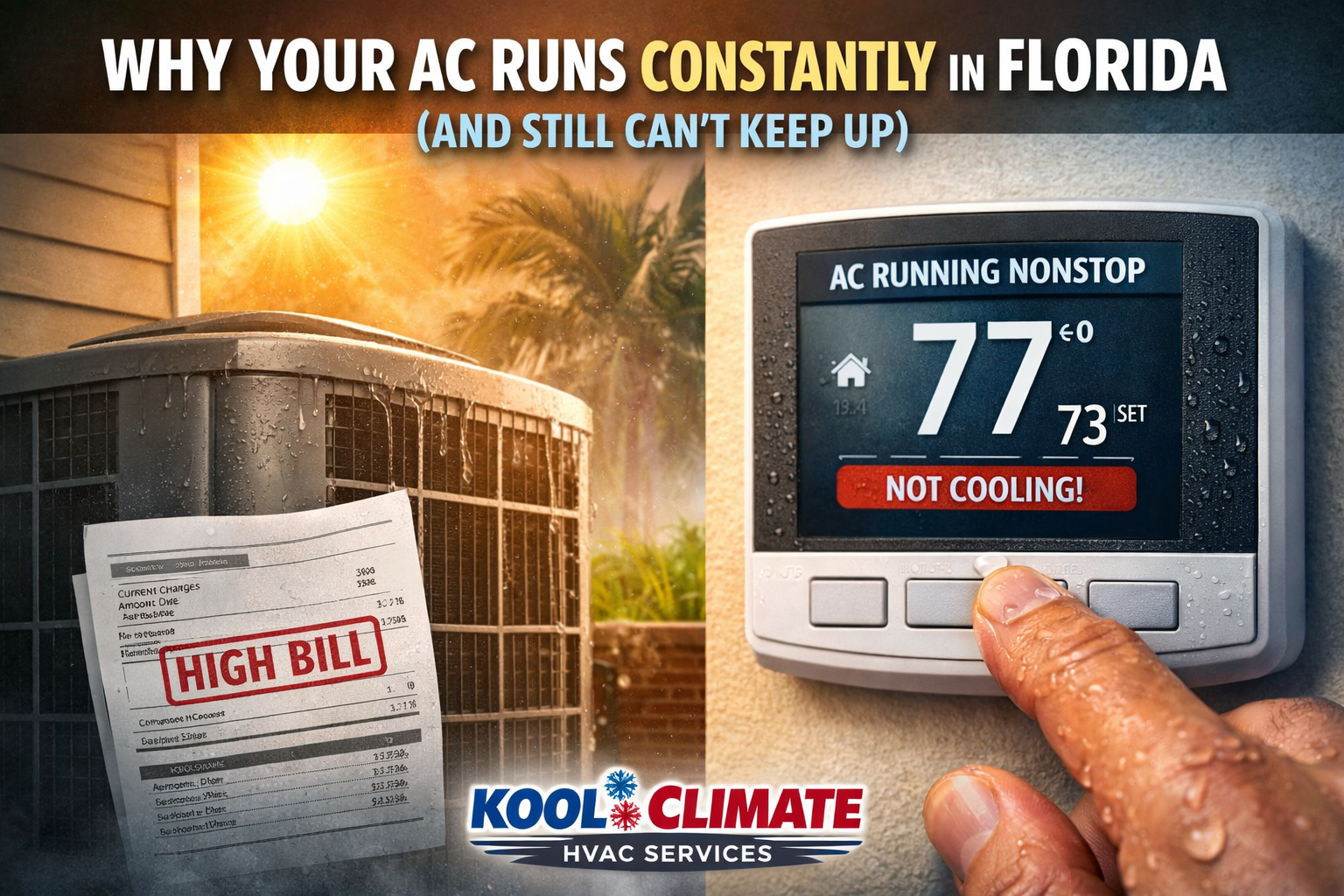 Florida HVAC system struggling in high humidity