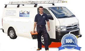Cooling Specialist with his van 