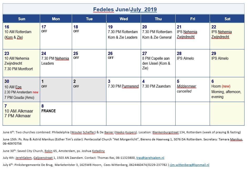 Fedeles July