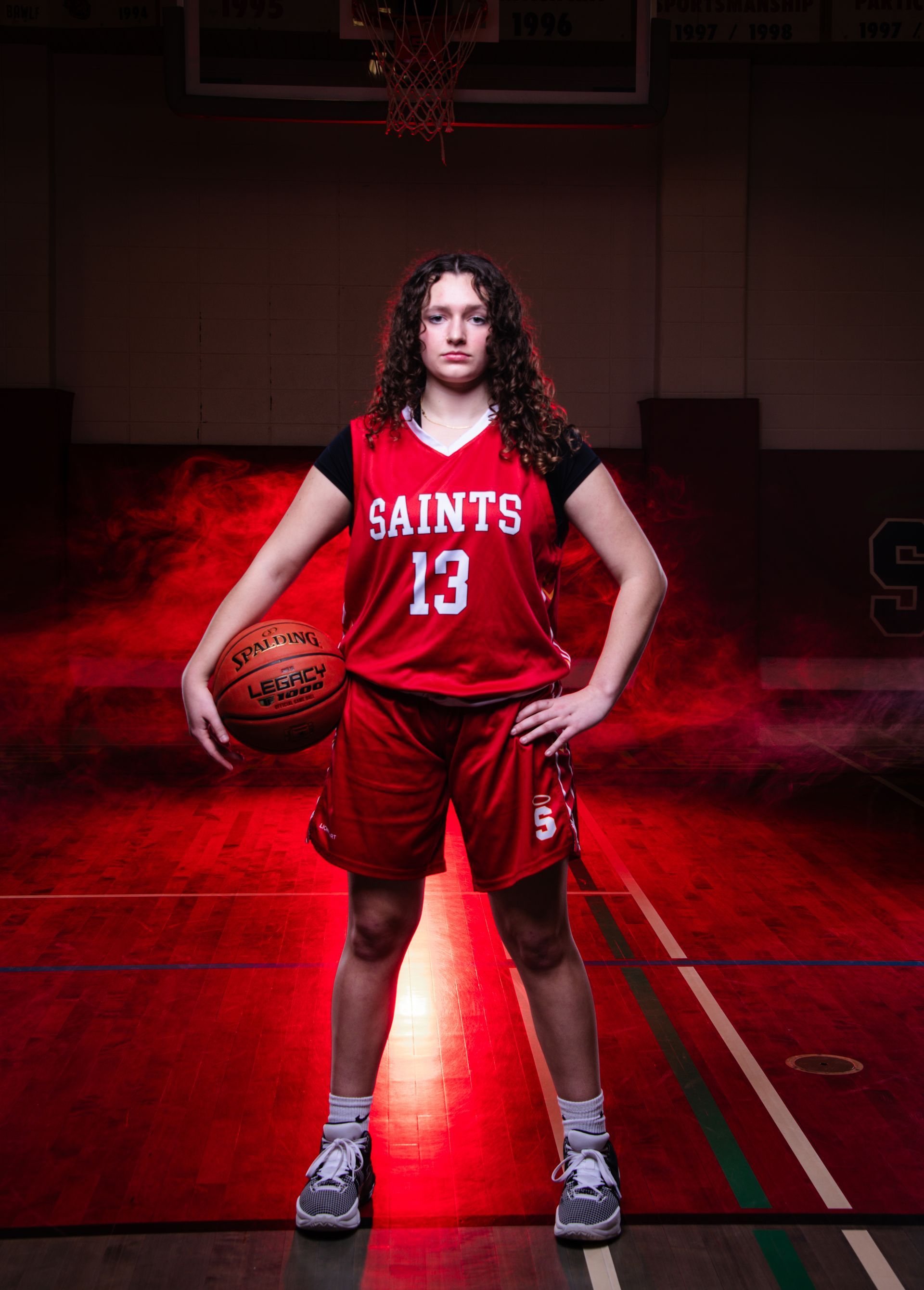 Senior basketball testimonial peace river photography