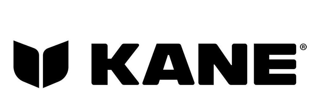 Kane logo: Black icon of a stylized