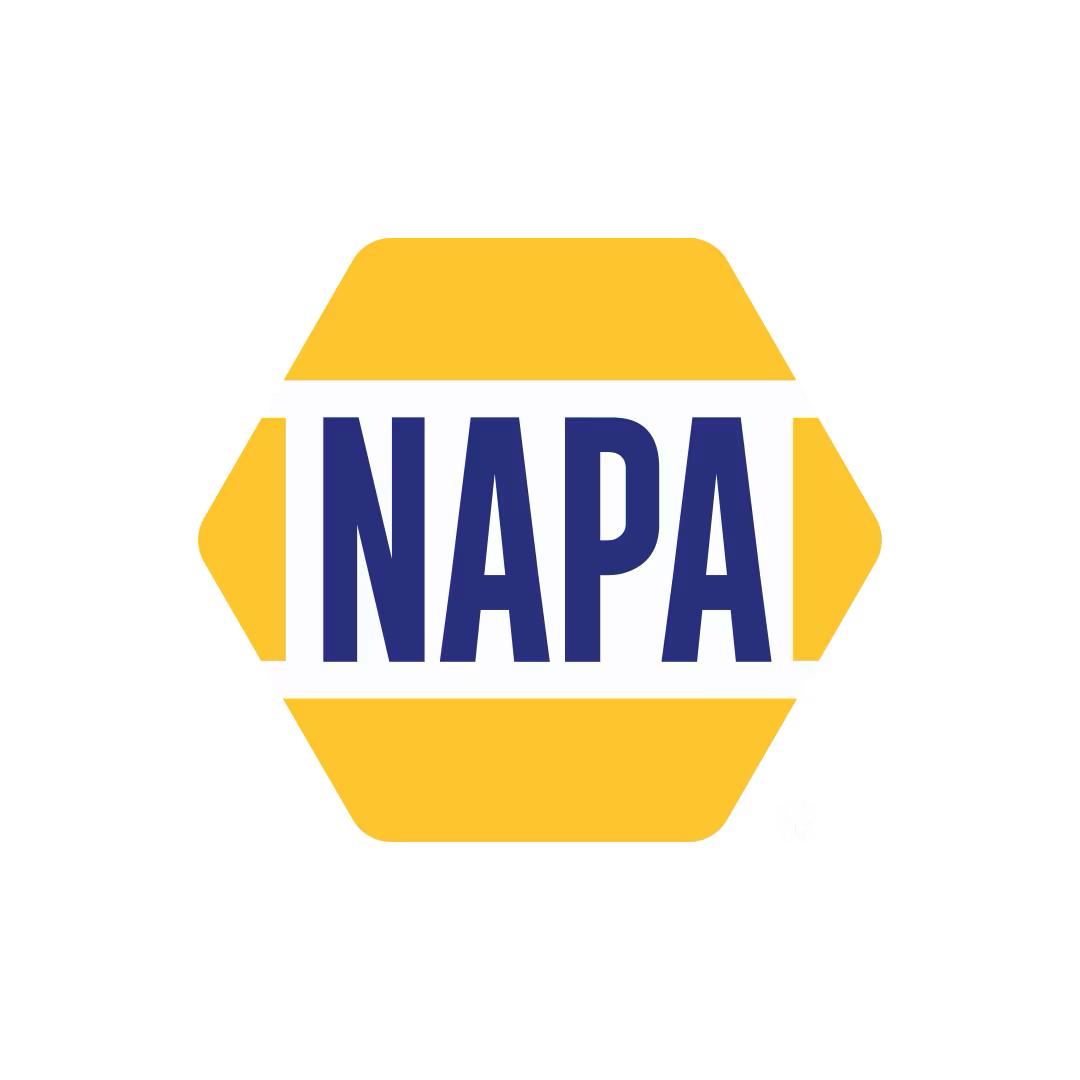 NAPA logo: Blue text 