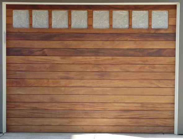 Wood and glass - Garage doors in San Francisco, CA
