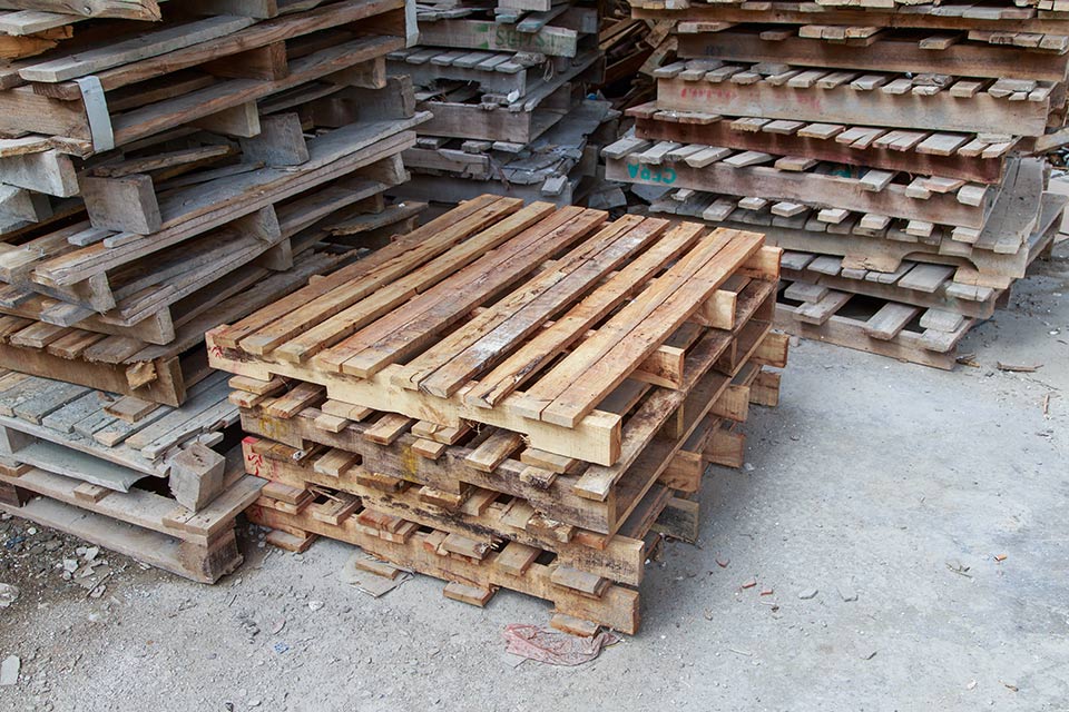 Pallet impilati