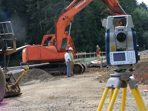 Surveyor Engineers On Site — Port Orchard, WA — Ward C. Muller & Associates