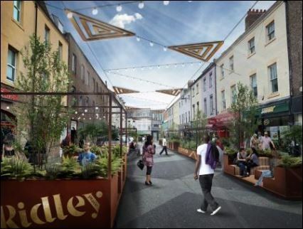 Artists impression of Ridley Place Newcastle upon Tyne