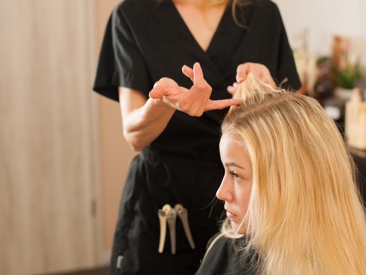 Consultation for a client feeling nervous about trusting a hairdresser again