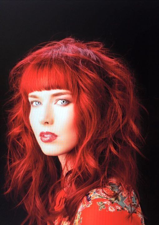 A Red Hairstyle by Paul Clayton at Collective Hairdressing™ in Newcastle upon Tyne.