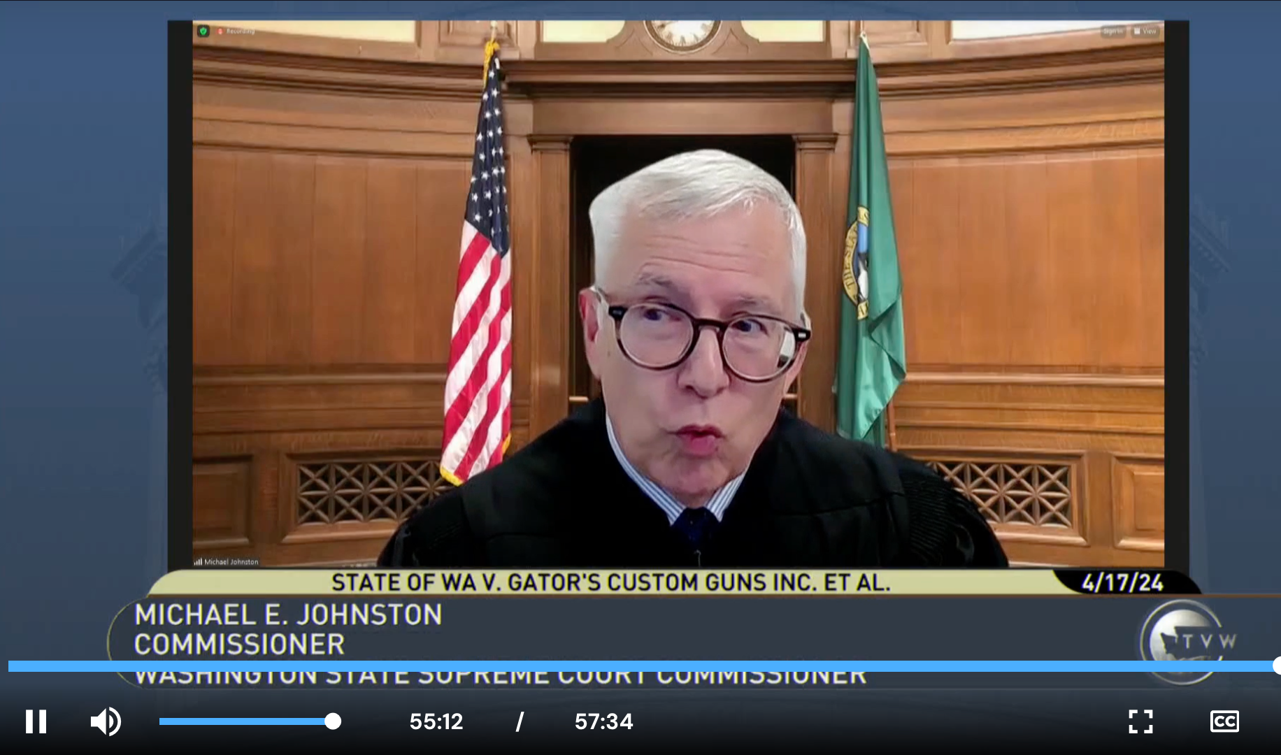 Michael e. johnson washington state supreme court commissioner corruption