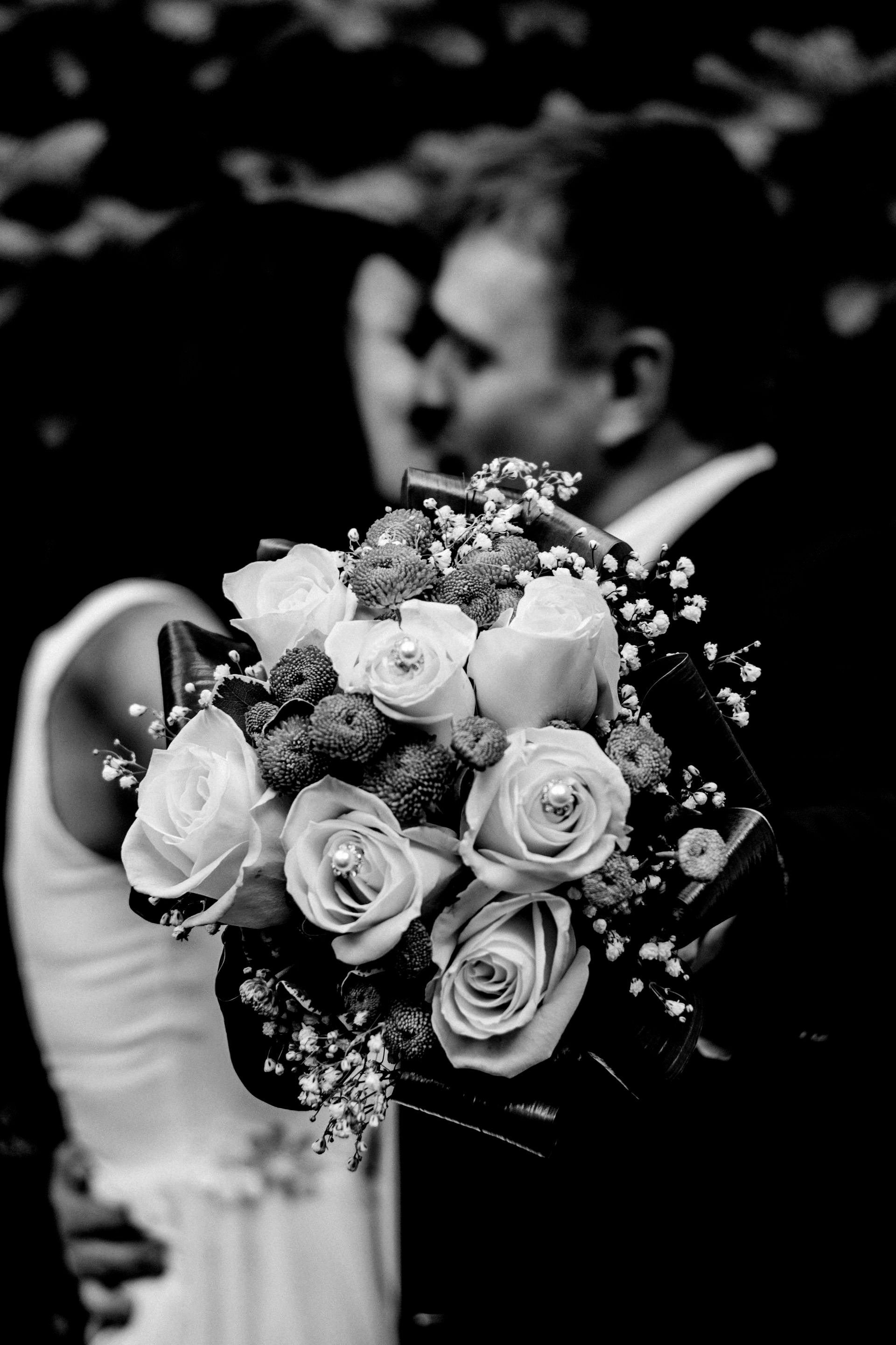 Flowers at a wedding
