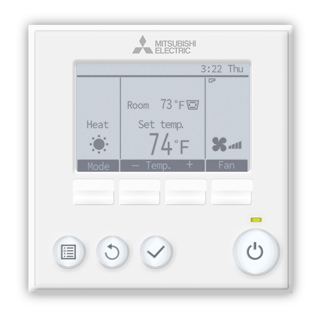 Wall-Mounted Wired Control - Mitsubishi Ductless
