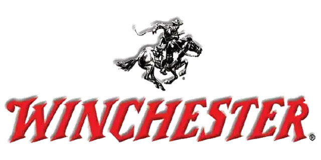 Winchester logo with a rider on horseback above red text on a white background.