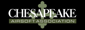 Chesapeake Airsoft Association CAA logo Maryland DMV airsoft community legacy