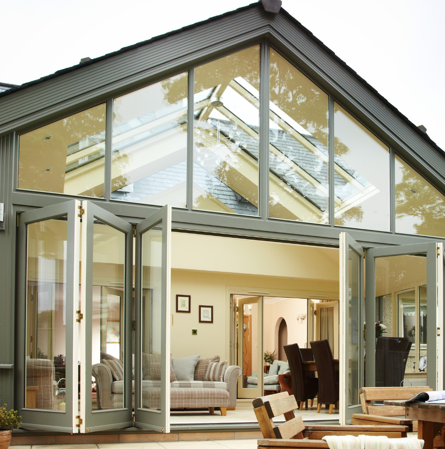 Cypress wood windows and doors