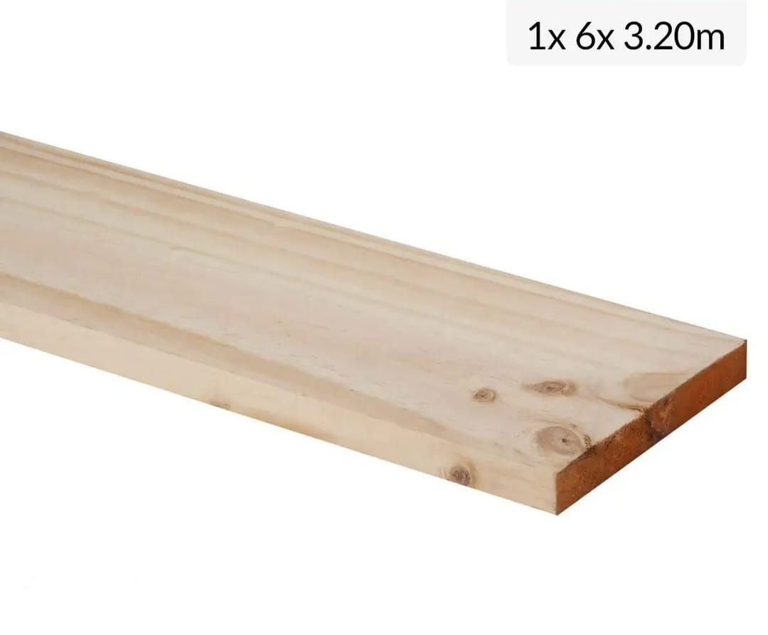 TABLA CEPILLADA 1X6X3.20