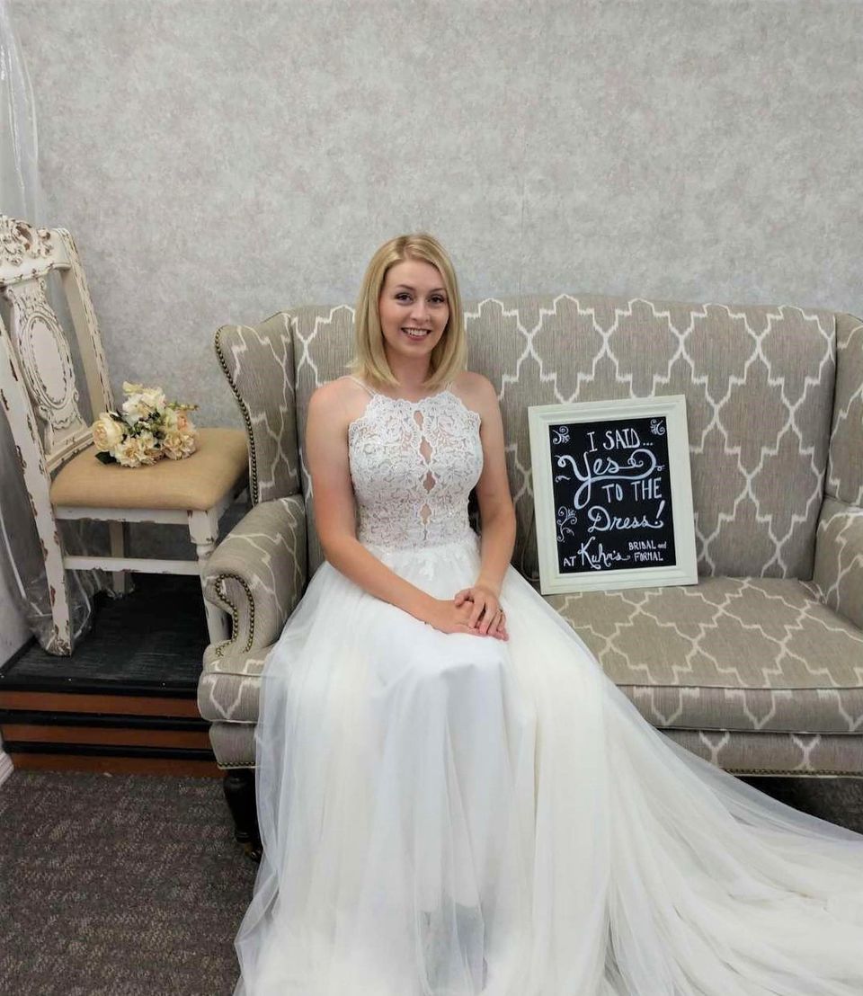 Woman wearing wedding gown - Bridal Dresses in Mansfield, OH
