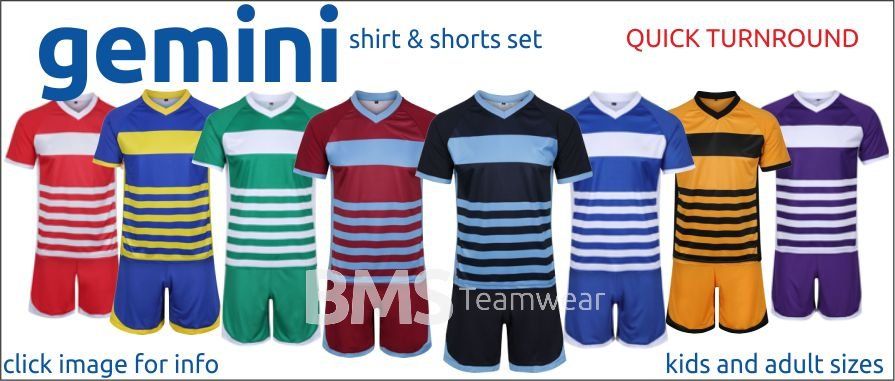 BMS Teamwear Gemini Football Kits