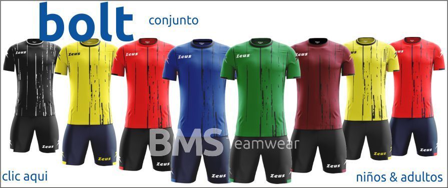 Conjunto de futbol Zeus Bolt