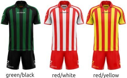 Givova Striped Football Kits