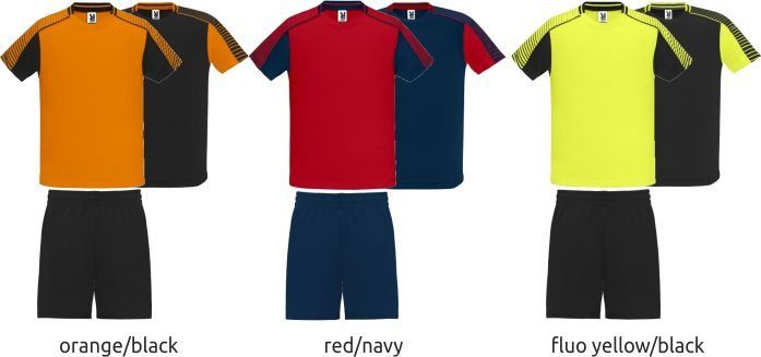 Juve Football Kits 2 shirts, 1 shorts