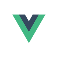 A green and black triangle on a white background.