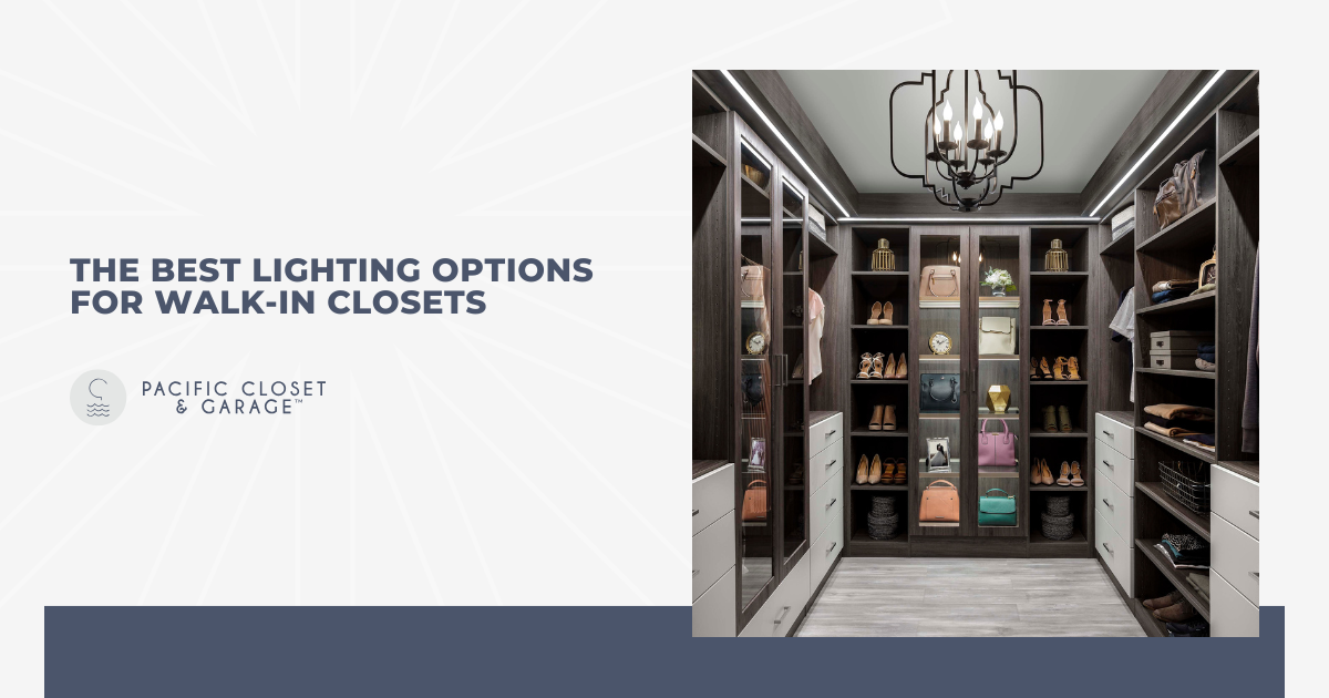 The Best Lighting Options for Walk-In Closets
