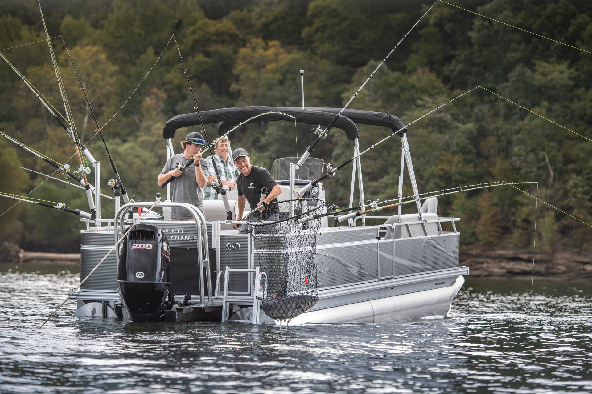 Angler Qwest Pontoons