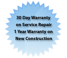 30 day warranty on service repair