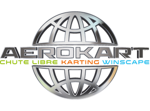 Un logo pour aerokart chute libre karting winscape