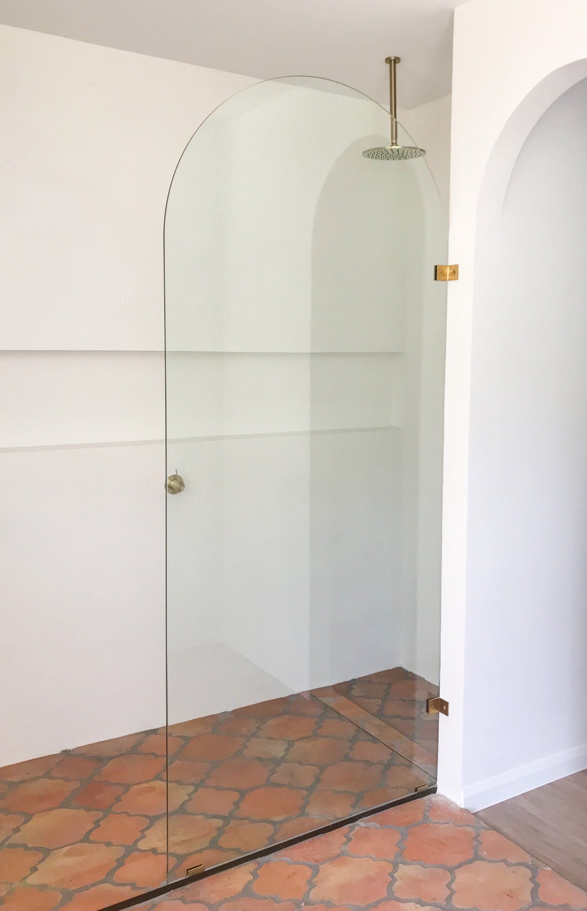 Glass Arch Shower Screen