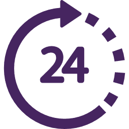L'icona della reperibilità 24 ore su 24