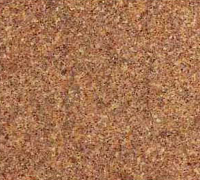 Close-up of a reddish-brown speckled stone surface.