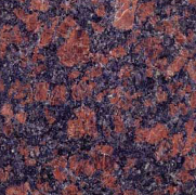 Red and black granite stone pattern.