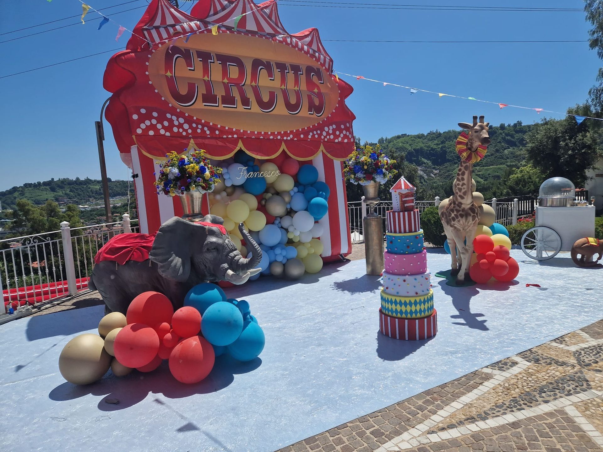 Festa a tema circense