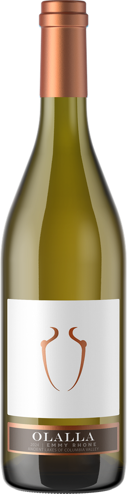 A label for a white blend wine from columbia valley