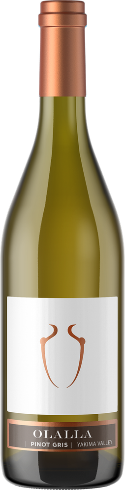 A label for a white blend wine from columbia valley